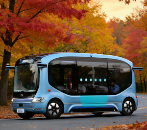 Les minibus sans conducteur sont adaptés aux villes touristiques comme moyens de transport intelligents sans conducteur pour les passagers. - Product Image 6