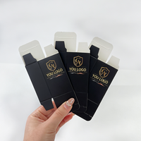 Boîte d'emballage pliable personnalisable en papier couché pour flacons vides de 3 ml, 5 ml, 10 ml, avec plateau en plastique pour peptides