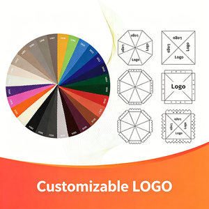 <span class=keywords><strong>Parasol</strong></span> extérieur surdimensionné en alliage d'aluminium avec éclairage LED solaire personnalisé pour cour, restaurant, zone touristique, <span class=keywords><strong>parasol</strong></span> à mât central - Product Image 3
