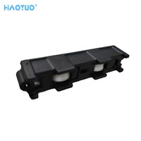 Poulie à rouleaux à double roue en plastique moderne de haute qualité HAOTUO HT1030, épaisseur 3 mm, pour porte coulissante, porte de garage, hôtel