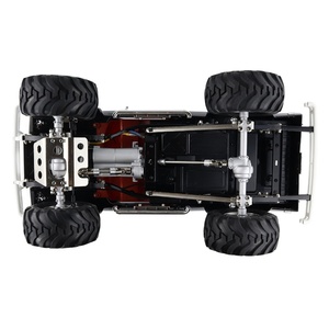Voiture RC SJY-HG-P407 RTR 1/10 2.4G 4WD, camionnette 4x4 en métal, véhicule tout-terrain DIY, Rock Crawler - Product Image 3