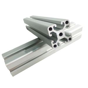 Perfil de Aluminio con Ranura en T Serie 3030 3060 3090 6000 con Servicios de Doblado y Corte para Rieles Industriales - Product Image 2