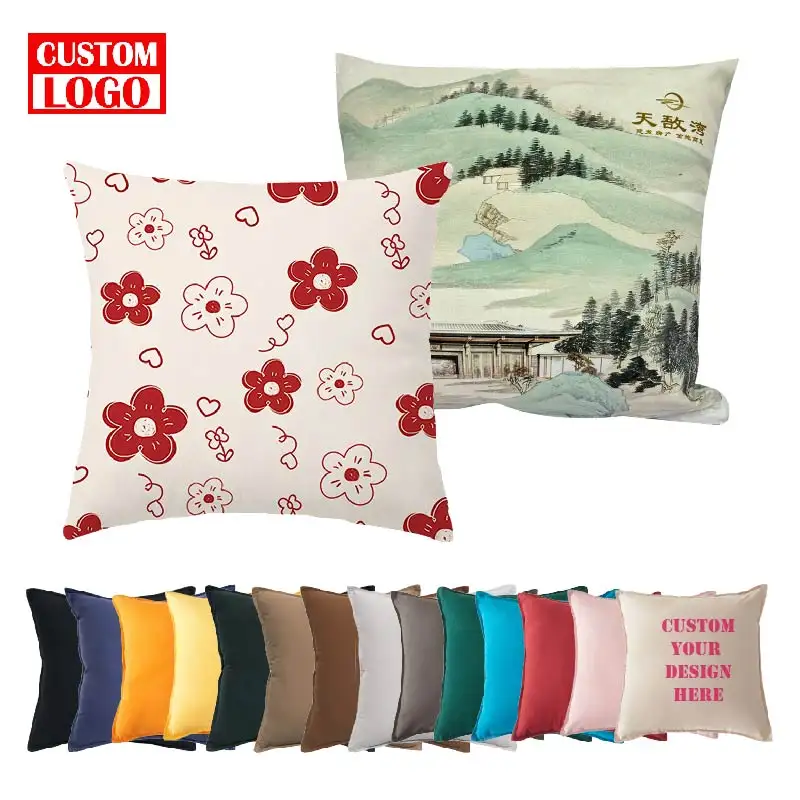 Personalized Custom Cushion Velvet Solid Throw Pillow Cover Wholesale Hand Warmer Plush Pillow Custom Cartoon Custom Dog Pillow