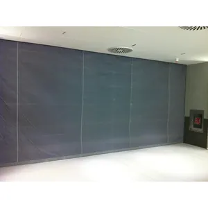 Commercial Building Customized Vertical Safety Fiberglass Protective Smoke Fire Roll Up Curtain