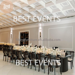 Chaise de salle à manger en bois de chêne massif de Style français de haute qualité chaise de salle à manger de mariage en rotin chaise de <span class=keywords><strong>location</strong></span> d'événement antique - Product Image 6