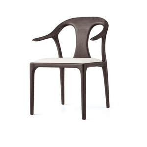 Kuzey amerikan siyah ceviz tam katı ahşap yemek sandalyesi kuzey avrupa modern basit katı ahşap siyah ceviz yemek sandalyesi - Product Image 5