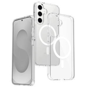 Étui de téléphone magnétique transparent HD en PC rigide anti-rayures de 2,0 mm pour Samsung S25 Fe S24 Plus S23 Ultra S22 <span class=keywords><strong>S21</strong></span> A56 A55 A35 A25 A05 A16 - Product Image 1