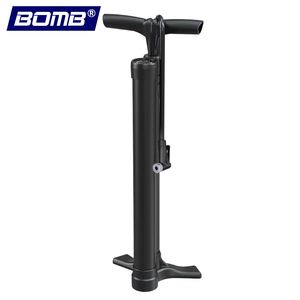 ปั๊มลมแบบตั้งพื้น BOMO รุ่น Heavy Duty แรงดันสูง 160 PSI พร้อมเกจวัดแรงดัน สำหรับจักรยาน มอเตอร์ไซค์ ลูกบอล ห่วงยาง และจักรยานเสือภูเขา - Product Image 1