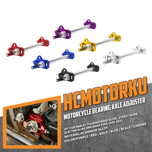 Kit de réglage de l'axe de roulement arrière de moto pour Harley Touring Ultra Limited Electra Street Glide Road King FLTRXS <span class=keywords><strong>CVO</strong></span> <span class=keywords><strong>2009</strong></span> et versions ultérieures - Product Image 2