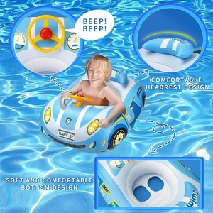 Flotador de Piscina para Bebés, Anillo de Natación Inflable con Forma de Auto, Juguete Acuático para Bebés - Product Image 2
