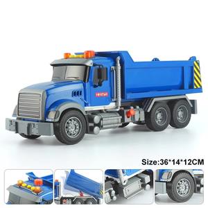 Multi-function Plastic Inertia <strong>Lorry</strong> Friction <strong>Toy</strong> Vehicle Dump Truck Construction <strong>Toy</strong> Car With Light Music Pump - Product Image 2