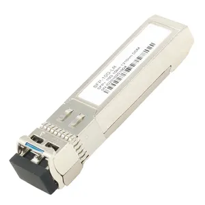 Modulo ricetrasmettitore 10GBASE-LR SFP + compatibile Cisco SFP-10G-LR-I di grado industriale-1310nm, portata 10km, DOM, Duplex LC, Single-M