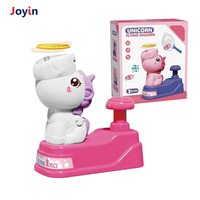 Lanceur de disque volant pour les pieds, jouet licorne et requin, lanceur de soucoupe volante, jeu de sport en plein air, jouet d'animation pour la poursuite, cadeau pour enfants et tout-petits