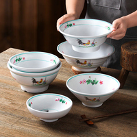 Eco-Friendly Melamine Dinnerware Sets for Restaurant Use and Portable Meals