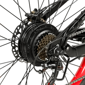 SAMEBIKE personalizable LO26 26*3,0 pulgadas neumático grueso plegable para hombres 48V 15Ah 900 motor potente 7 velocidades freno hidráulico ebike - Product Image 4