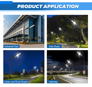 Lampione stradale solare a LED integrato NanDe Outdoor IP65 per autostrade, giardini e strade, 300W 400W 500W 600W, tutto in uno. - Product Image 4