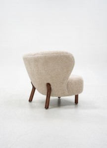 Poltrona in ciniglia stile Teddy di design nordico, modello Little <span class=keywords><strong>Petra</strong></span>, sedia moderna a due posti con gambe in plastica per soggiorno, camera da letto, hotel - Product Image 5
