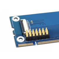 Connecteur Pogo Pin Haute Courant 14 Broches Double Rangée, Pas de 2.54mm, Mâle SMT en Cuivre avec Revêtement Or