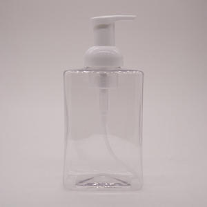 Bouteille de lavage corporel plate en plastique PET de haute qualité avec pompe pulvérisatrice 300ml/500ml – Fabricant, Vente en gros, Personnalisation OEM ODM, Marque privée - Product Image 1