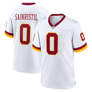 2025超级碗时代华盛顿美式橄榄球球衣 | 定制缝制刺绣 | 男式成人短袖 | 快干制服 - Product Image 2