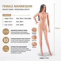 Mannequin Femme en Plastique Sexy, Présentoir de Vêtements en PP, Idéal pour Vitrine - Meilleures Ventes