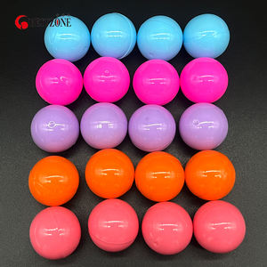 Макрон 38 мм или 3,8 см, полупрозрачная полуцветная капсула, оптовый торговый автомат, игрушечная Пластиковая Капсула - Product Image 2