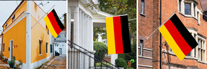 3x5 Ft Single Layer Germany <b>Flag</b> Pennant Style Polyester Fabric with Two Brass Grommets for Indoor Outdoor Wall Hanging Decor - Product Image 6