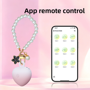 Kadınlar için klitoris stimülatörü masaj yetişkin oyuncaklar taşınabilir anahtarlık ile Bluetooth App kontrol kurşun vibratör - Product Image 5