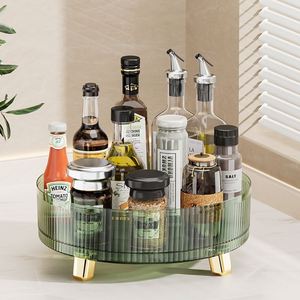 Rotating <b>Storage</b> <b>Rack</b> <b>Kitchen</b> Turntable Seasoning <b>Storage</b> Rotating Platter Organizer Snack <b>Storage</b> Box for <b>Kitchen</b> Living Room - Product Image 6