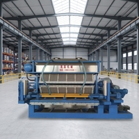 Machine de moulage sur mesure pour la fabrication de barquettes à œufs, à cavités multiples réglables, spécifications ajustables pour diverses demandes d'emballage de produits quotidiens