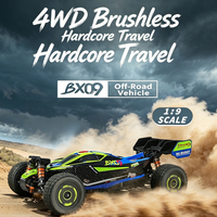 Voiture de course ZD Racing BX09, buggy RC sans balais avec direction précise et design résistant aux éclaboussures, idéal pour la course hors route