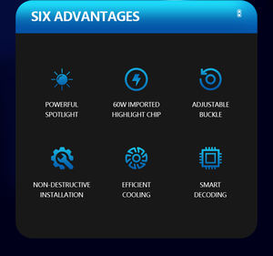 Ampoules de phare MiaoDiSheng N1 de haute qualité avec puce LED H3, bon motif d'éclairage, pour Accord <span class=keywords><strong>Audi</strong></span> Polo Versa X5 Aveo 130W - Product Image 4