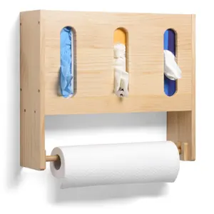 Новый дизайн, деревянный ящик для хранения крышки полки, держатель рулона туалетной бумаги с смываемым диспенсером для мокрой воды