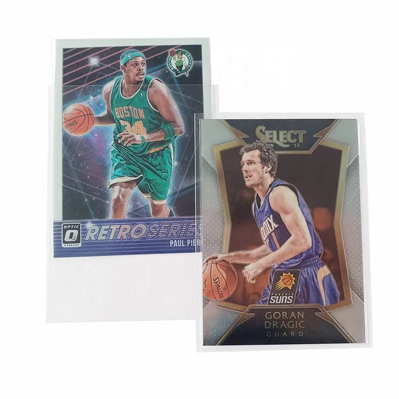 Wholesale 69x94mm Football Baseball Card Sleeves Customization Frosting Transparent Card Sleeves