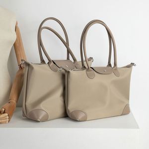 2025 Fashion Women <b>Nylon</b> Solid Color Zipper Water Resistant Shoulder Weekender Shopper <b>Handbag</b> Computer Large Capacity Crossbody - Product Image 3