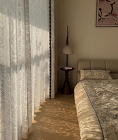 Cortinas Transparentes Botánicas Vintage Blancas ZSTARR, Juego de 2 Paneles, Cortinas Voile con Ojales que Filtran la Luz para Sala de Estar, Dormitorio, Ventana