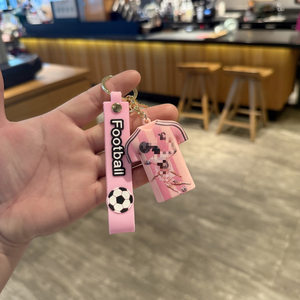 WORLD And CUP Football Star For Jersey PVC <strong>Keychain</strong> Pendant Sports Souvenir Car <strong>Keychain</strong> Pendant Gift Wholesale - Product Image 5