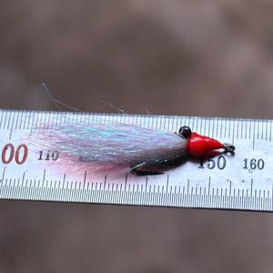 Pêche à la mouche crochet de cheveux spécial Topmouth Culter tuer bar <span class=keywords><strong>truite</strong></span> cheval bouche simulé glace soie leurre - Product Image 3