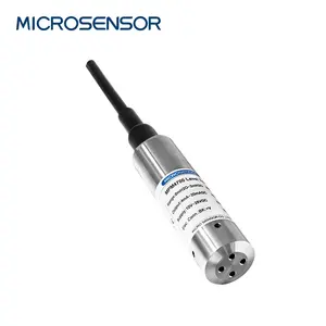 Sensor de nivel hidrostático sumergible sellado con señal Digital, Sensor de presión de tanque de agua, Microsensor RS485