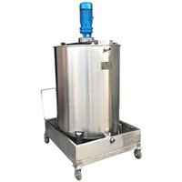 Réservoir de mélange en acier inoxydable pour ligne de production de jus réservoir de mélange chimique pour la fabrication de détergent
