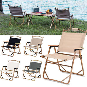 كرسي صيد وترحال خارجي محمول للشاطئ قابل للطي مصنوع من المعدن ومزود بمسند للذراع - Product Image 4