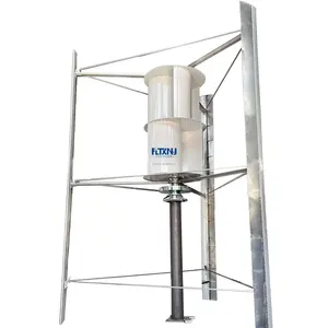3kw 5kw 10kw 20kw 30kw <span class=keywords><strong>50kw</strong></span> Molino de viento Planta de energía Eje vertical Generador de viento Turbina de viento para el hogar usado - Product Image 3