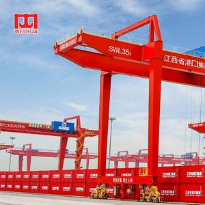 رافعة جسرية مثبتة على السكك الحديدية للاستخدام في ساحات الحاويات لتحميل وتفريغ الحاويات - Product Image 6