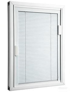 ม่านบังตาแบบเวเนเชียนกันน้ำสำหรับห้องน้ำ  วัสดุอะลูมิเนียมอัลลอยด์  ควบคุมด้วยแม่เหล็ก  กระจกเดี่ยว  ติดตั้งภายในหน้าต่าง  แบบม่านกลวง - Product Image 5