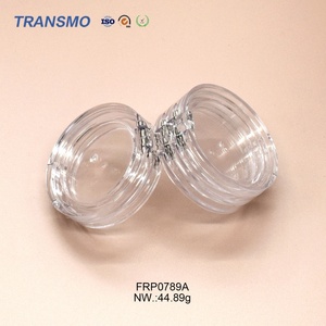 Boîte à poudre vide personnalisée avec logo, conteneur rond transparent pour blush, avec fonction recyclable pour les soins de la peau - Product Image 5