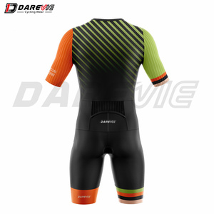 Darevie Oem Odm Pro Team Trisuit Triatlón Ciclismo Jerseys Manga Corta Triatlón Trisuit - Product Image 2
