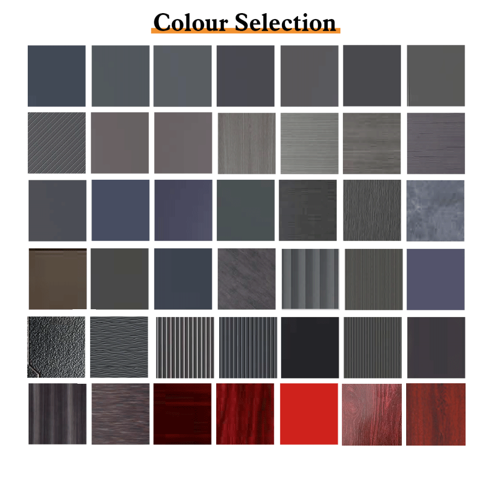 Modern American Design High Quality Model Style Exterior Door Fireproofing  Iron Gates Exterior Carved Aluminum Door · image 4