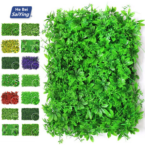 artificial green grass wall boxwood panel hedge plants for decoration vertical moss screen