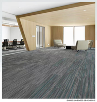 Dalles de moquette modulaires pour bureaux commerciaux, avec support en PVC, dalles de moquette en PP 33x100, pour bureaux commerciaux, fabrication OEM