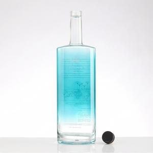 <span class=keywords><strong>Botella</strong></span> de vidrio reciclable Super Flint <span class=keywords><strong>Botella</strong></span> de licor de vidrio <span class=keywords><strong>azul</strong></span> personalizada con serigrafía Mescal <span class=keywords><strong>Tequila</strong></span> Packaging - Product Image 1